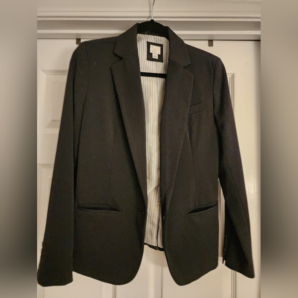 a new day Charcoal Blazer